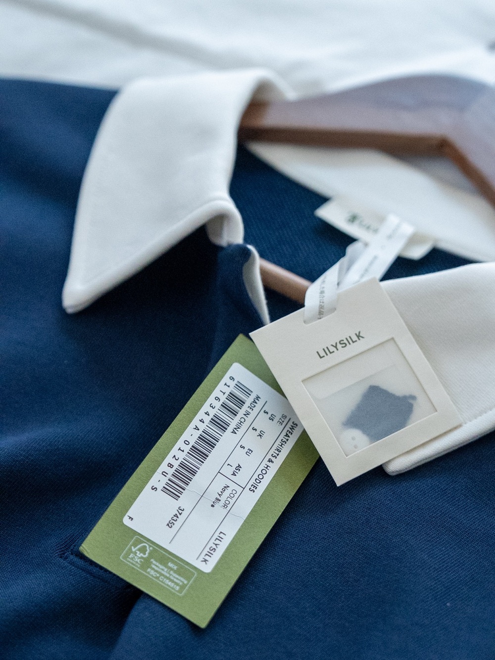 LILYSILK Silkerry® Polo Sweatshirt - Picture 10 of 15